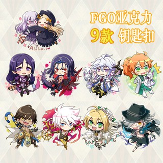 Mặt trang sức acrylic gắn hình nhân vật bác sĩ merlin trong Fate/FGO