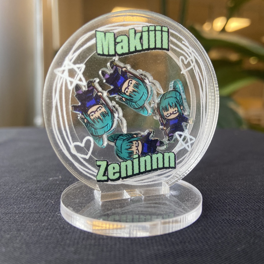 Mô hình đứng Standee Jujutsu Kaisen cầu tuyết anime Wrightz cao 5 cm trang trí góc học tập bàn làm việc