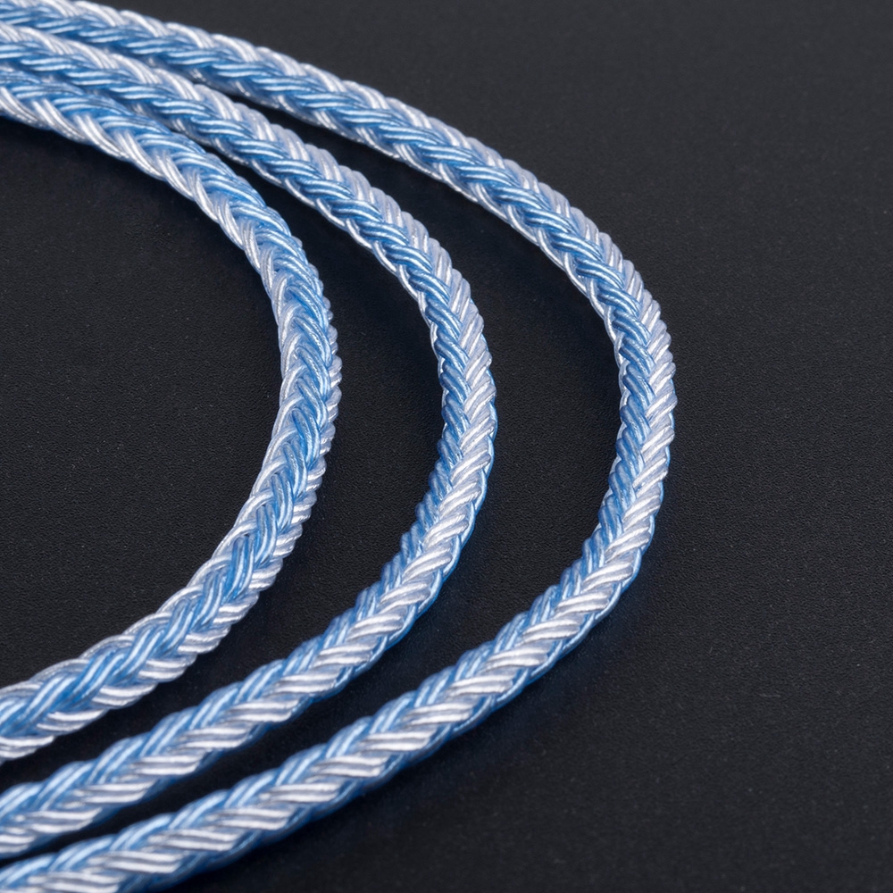 Cáp nâng cấp tai nghe mạ bạc 16 lõi với MMCX/2 chấu /QDC cho ZSN PRO AS16 AS12 CCA