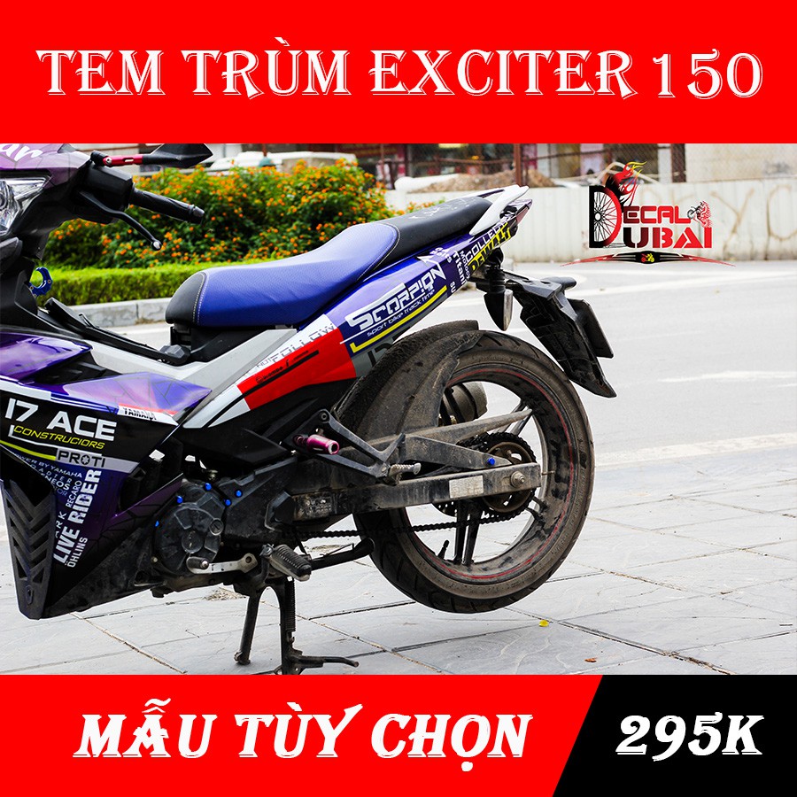 Tem Trùm Exciter 150 17ACE Đổi Màu