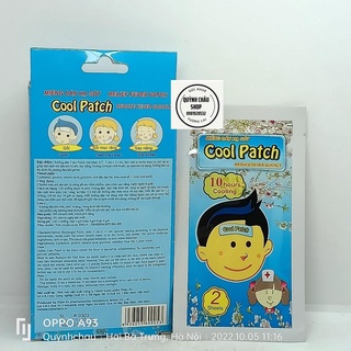 MIẾNG DÁN HẠ SỐT COOL PATCH HỘP 6 MIẾNG