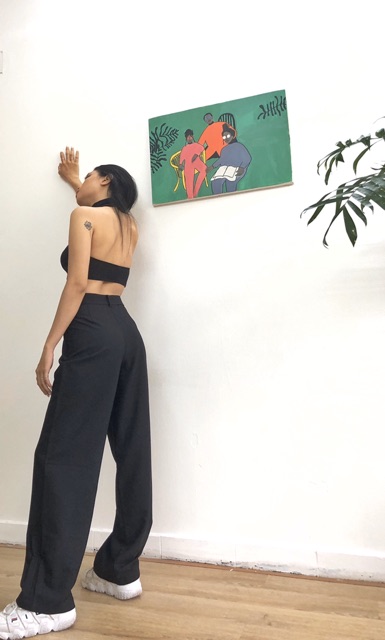 Quần tây HeartBurn đen (Black Trousers)