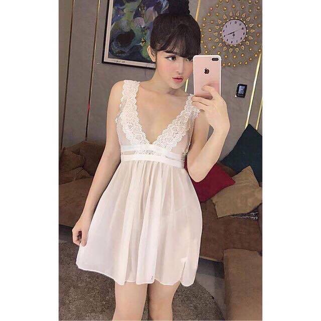 Váy ngủ sexy mã 11 ( hàng có sẵn kèm chíp)