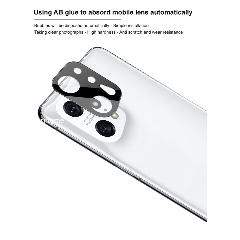 Ốp Điện Thoại Kính Cường Lực 3D Bảo Vệ Camera Cho OPPO Find X5 Pro X3 X2 X 3 2 5 Pro 4G 5G