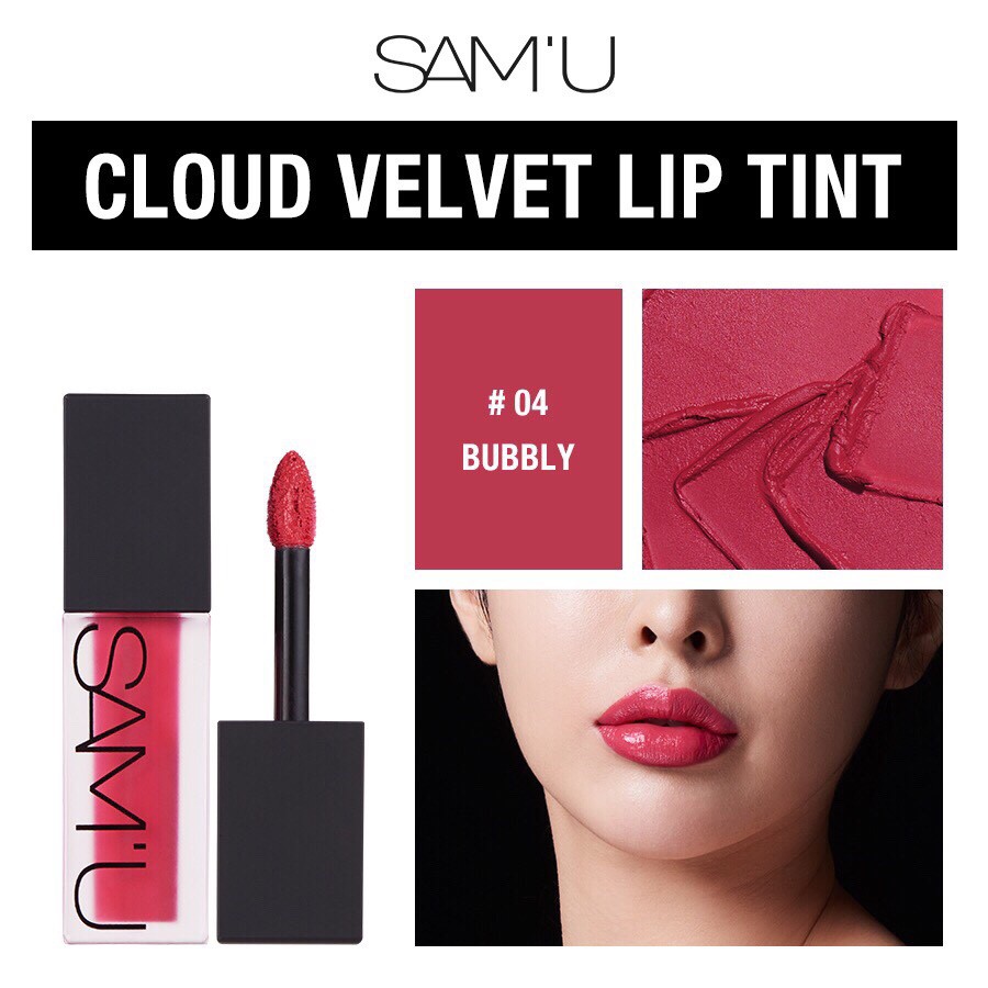 [ XẢ LỖ-CHÍNH HÃNG] Son Sam’u Cloud Velvet Lip Tint