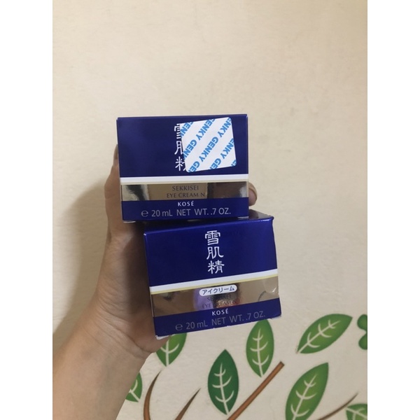 Kem dưỡng chống nhăn, thâm mắt Kose Sekkisei Eye 20g