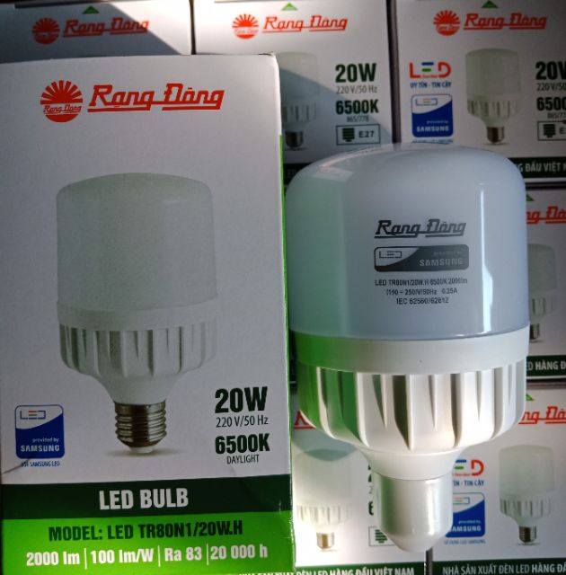 Đèn Led buld trụ Rạng Đông