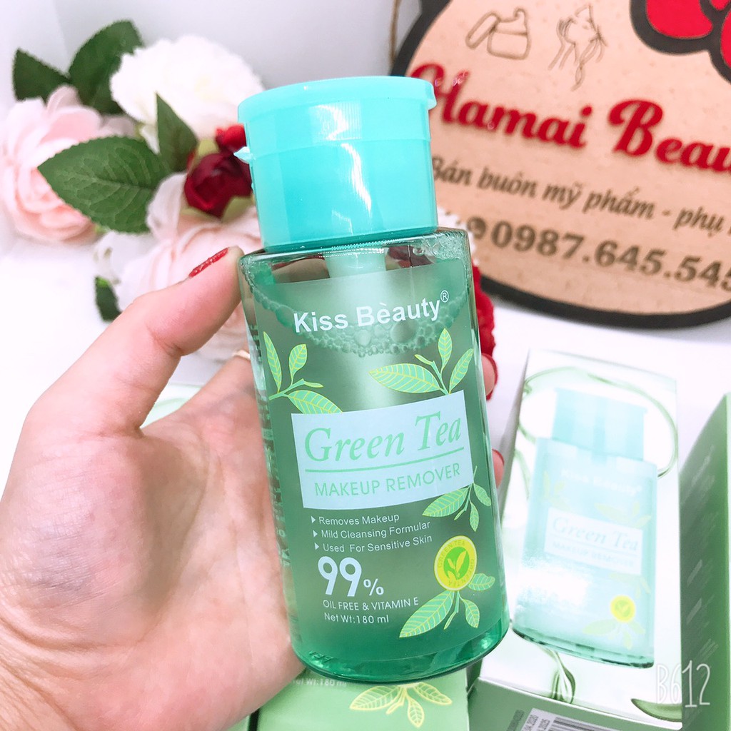Nước tẩy trang trà xanh KissBeauty 180ml | BigBuy360 - bigbuy360.vn