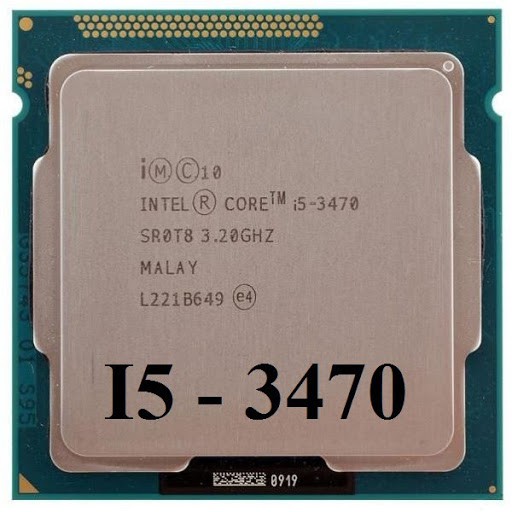 CPU Intel Core i5 3470 (3.60GHz, 6M, 4 Cores 4 Threads) - Cũ