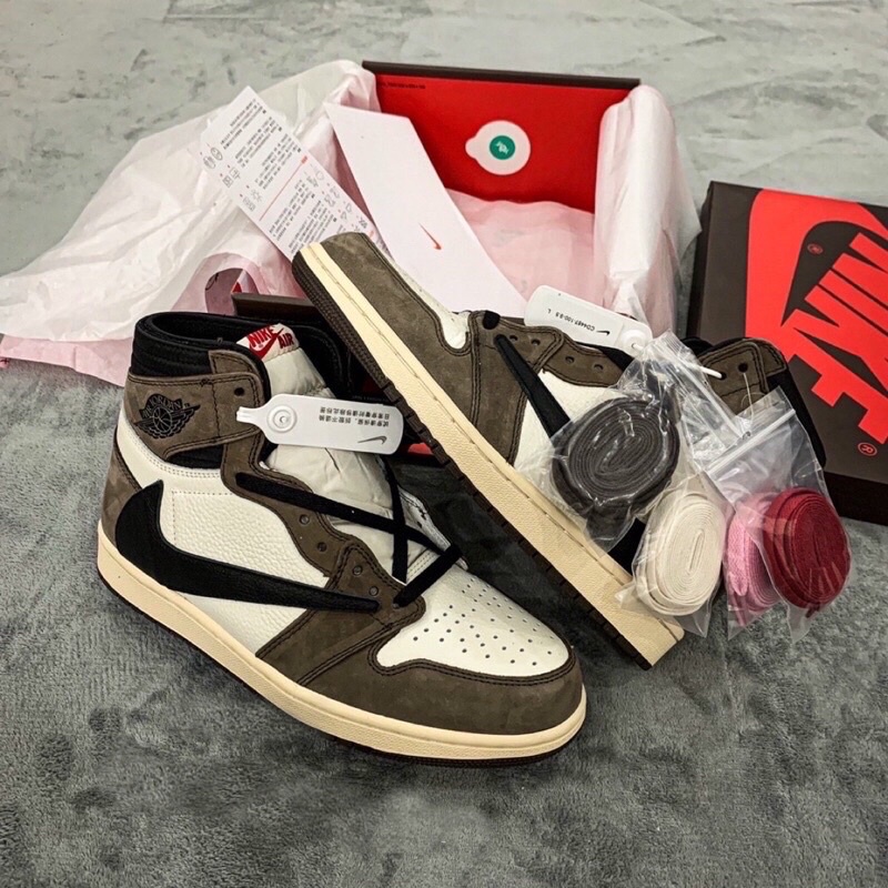 GIÀY AIR JD1 RETRO HIGH TRAVIS SCOT LAI AU [ BẢN BEST ]
