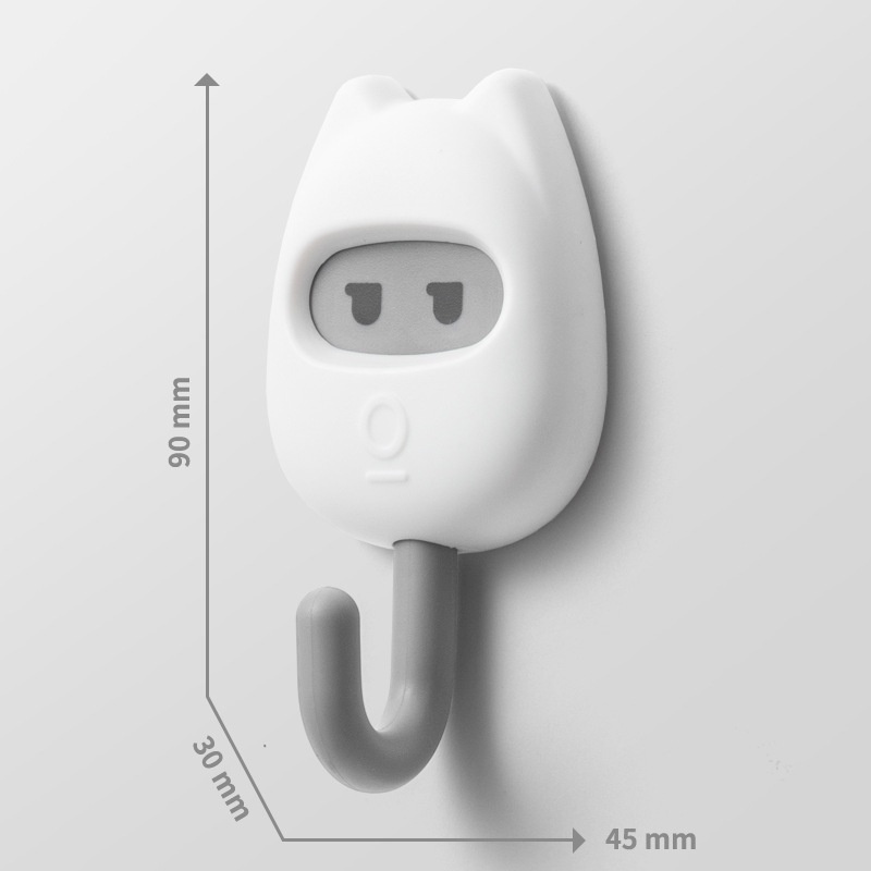 3PCS!!!Móc Treo Đồ Gắn Tường Cỡ Nhỏ Đa Năng Tiện Dụng