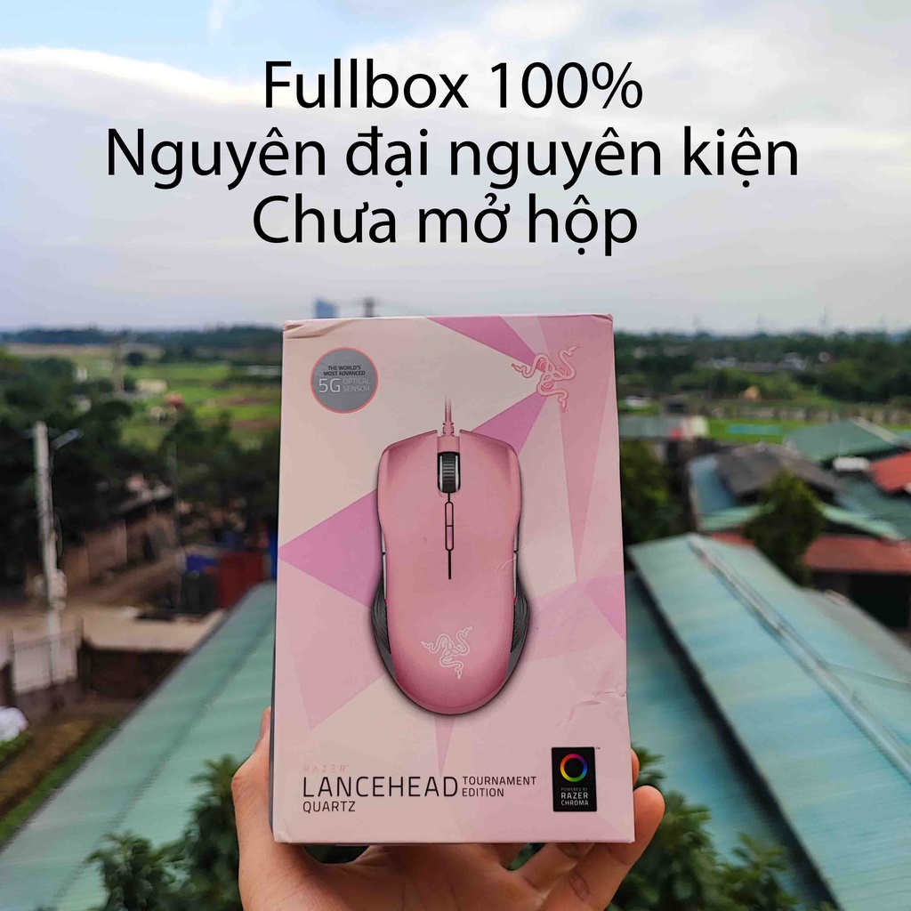 Chuột Razer Lancehead TE Quartz - Chuột màu hồng nữ tính