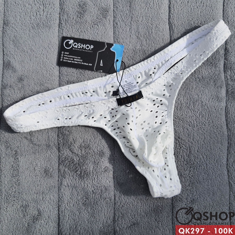 Quần lót lọt khe nam thun lưới lỗ QSHOP QK297