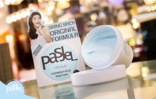 Kem dưỡng trắng da Pasjel Everbright Blue Body Cream