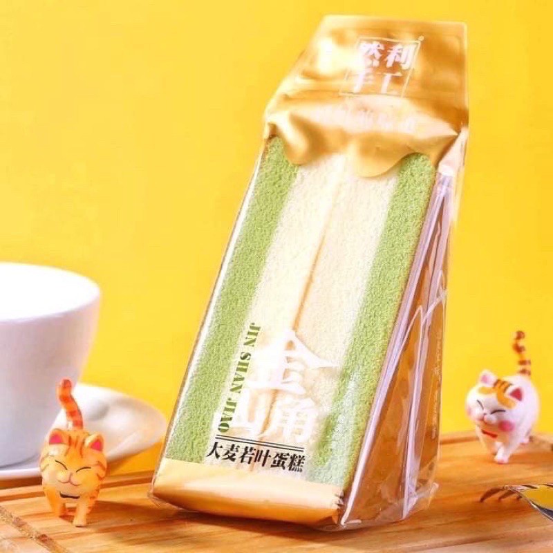 Bánh bông lan tam giác 4 vị - bánh bông lan Đài Loan