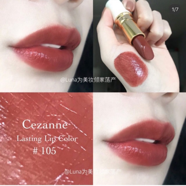 Son thỏi Cezanne Lasting Lip Color N-3.9g các màu