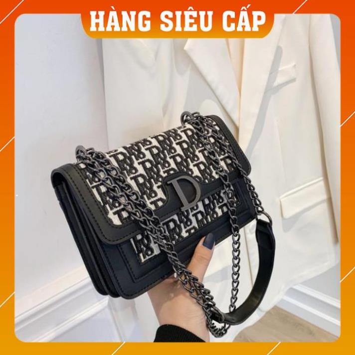 Túi Xách Nữ, Túi Đeo Chéo Nữ TRUE ME túi Chữ D Hàng Quảng Châu Cao Cấp