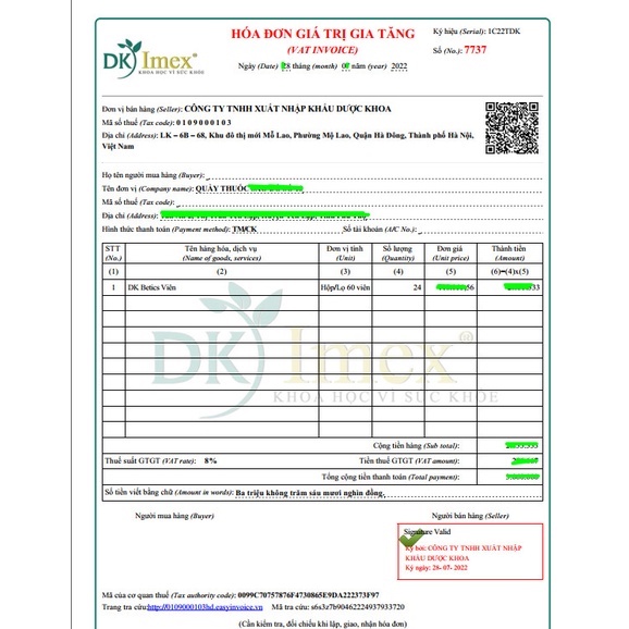 Combo2 Lọ Viên Uống Tiểu Đường Dk Bectis Hộp 60 Viên Hạn Dùng 2022