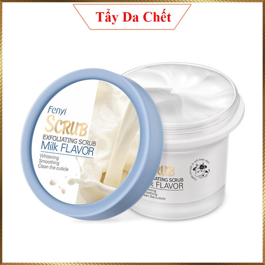 Tẩy da chết Sữa Bò Fenyi Exfoliating Scrub Milk Flavor loại bỏ tế bào chết làm sạch sâu