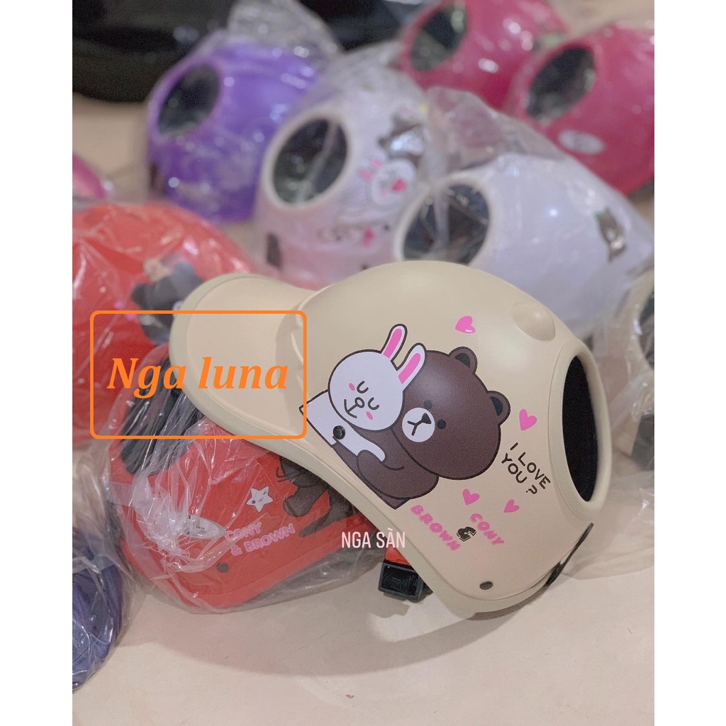 Mũ bảo hiểm Khoét Đỉnh Cho nữ