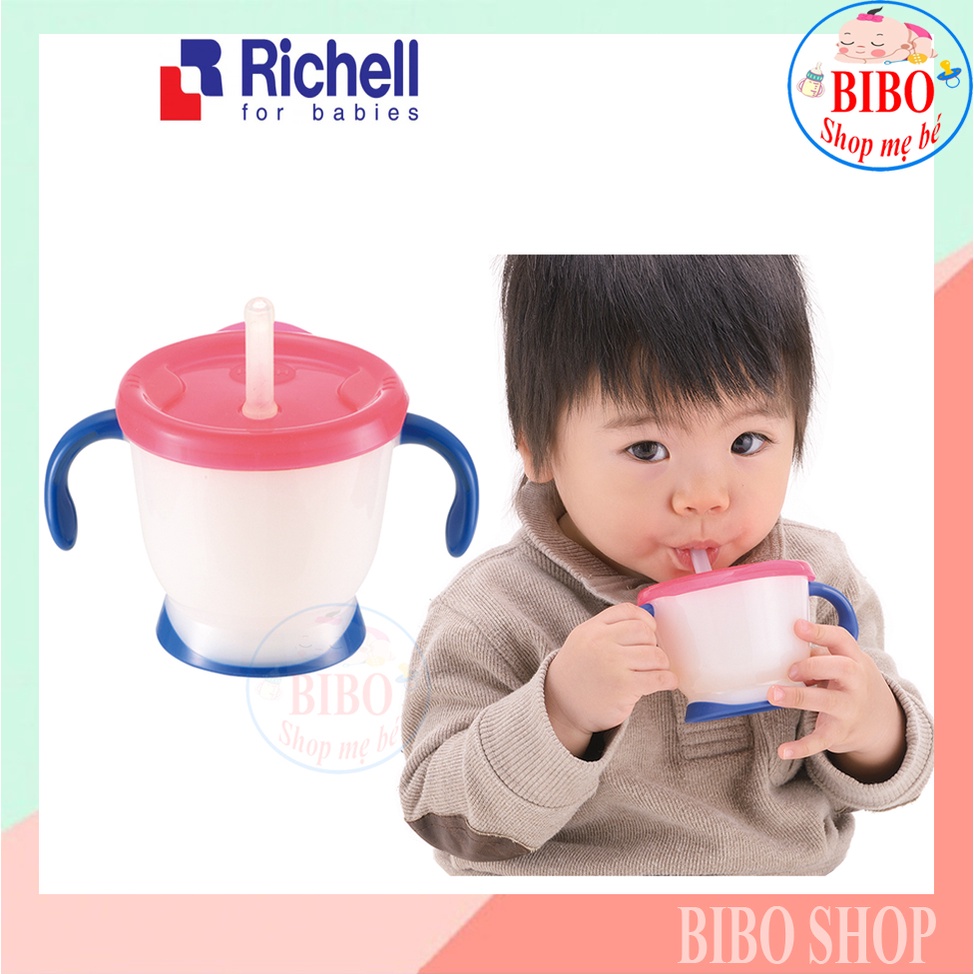 BÌNH/CỐC TẬP UỐNG NƯỚC 3 GIAI ĐOẠN RICHELL 150ML NHẬT BẢN