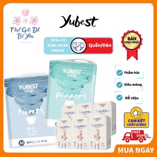 Bỉm yubest, tã yubest gold / night / angel / natural / cao cấp quần/dán s132, s90, m108, m84, l96, l78