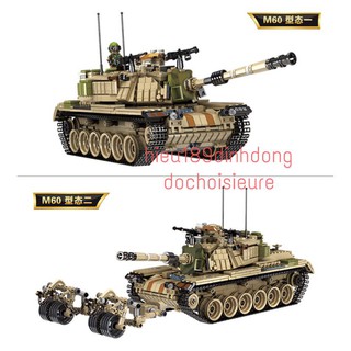 Lắp ráp 632004 : Xe tank parameter M60 1753 mảnh