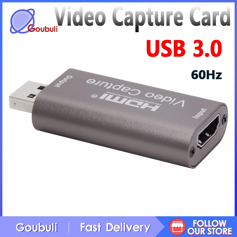 [Goubuli]Portable   to USB Video Capture Card HD Game / Video Live Streaming New