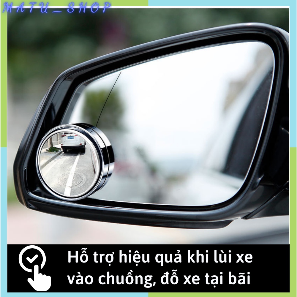 Gương cầu lồi ô tô gắn kính chiếu hậu xe hơi