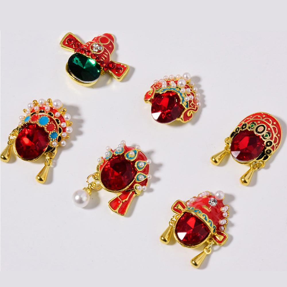 Phụ Kiện Trang Trí Móng Tay 3D Phong Cách Trung Hoa Sang Trọng