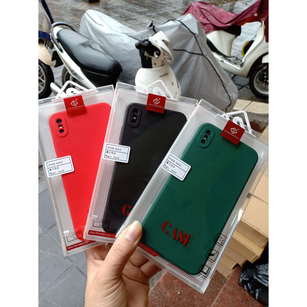 Ốp lưng chống bẩn KST Viền cho vuông iPhone X/XR/XS Max/xs