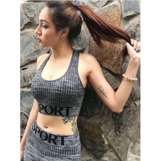 Áo Bra Tập GYM YOGA Nữ SPORT, Áo Tập GYM Nữ Kiểu Dáng Croptop Thun Lạnh