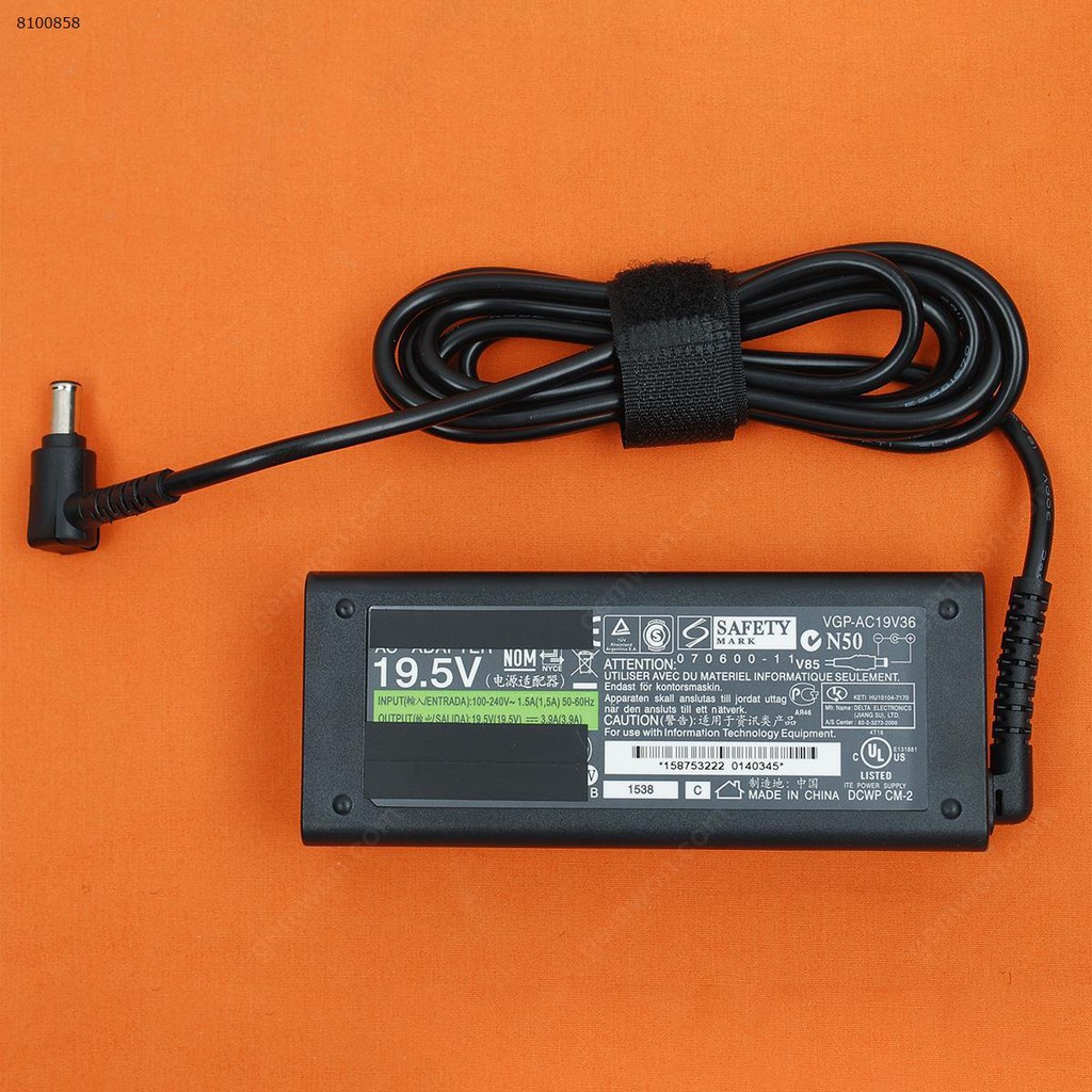 (ADAPTER) SẠC LAPTOP SONY 19.5V 3.9A (75W) kích thước đầu ghim sạc 6.5 x 4.4 mm có kim sạc