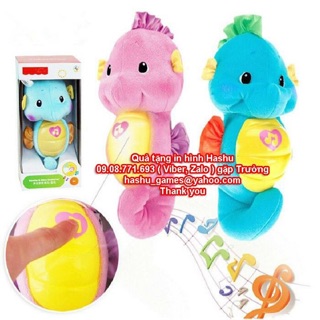 Thú bông máy cá ngựa ru ngủ Fisher & Price cao 26cm