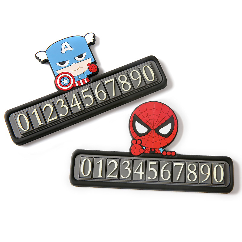Bảng ghi số điện thoại nhựa dẻo trên ô tô