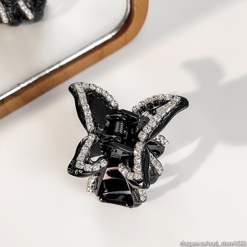 Kẹp càng cua Hàn Quốc hình bướm dễ thương, chất liệu cao cấp bền đẹp - kẹp tóc cute nữ - NASI Store