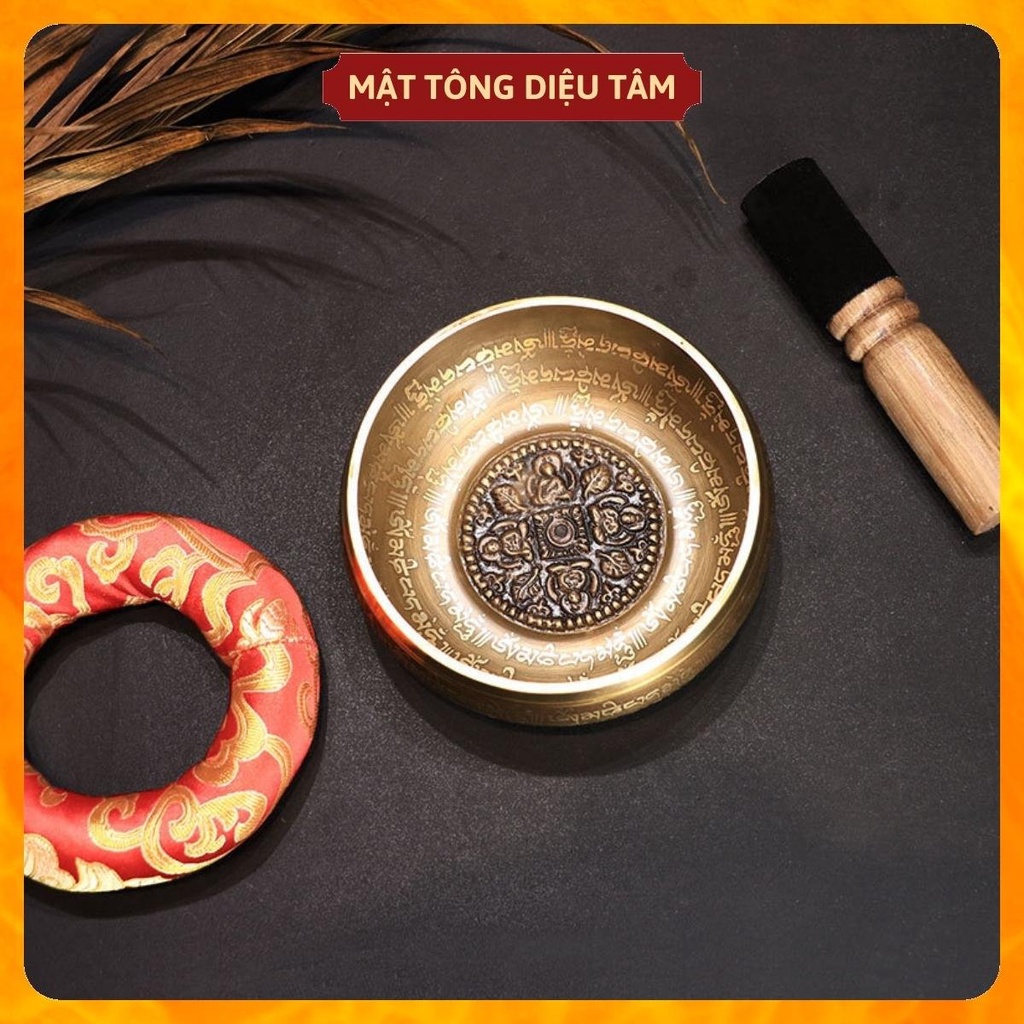 Chuông xoay nepal thủ công (handmade) - 1 bộ ( set)