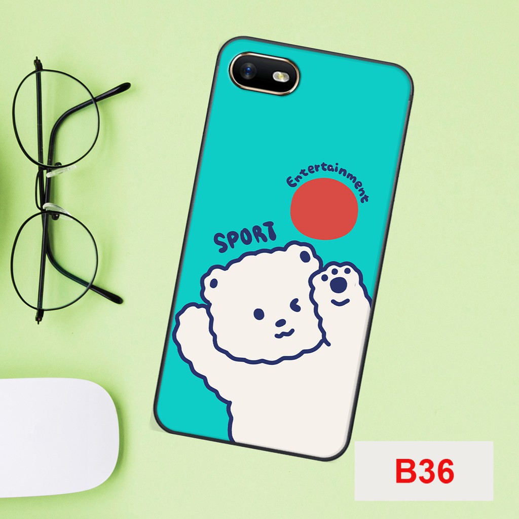 [HOT]ỐP LƯNG OPPO A3S/A1K/REALME C1/REALME C2 HÌNH 3 CHÚ GẤU CỰC DỄ THƯƠNG