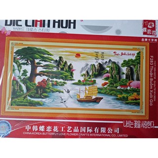 Tranh thêu chữ thập Thuận buồm xuôi gió F283-189x92cm