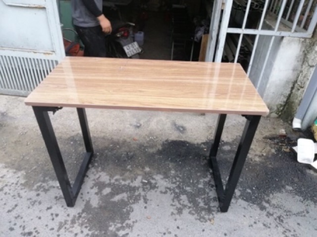 Bàn làm việc, bàn học, bàn ăn gấp gọn {GIÁ TẠI XƯỞNG} chân sắt gỗ MDF (50*100 cao 75cm) | BigBuy360 - bigbuy360.vn