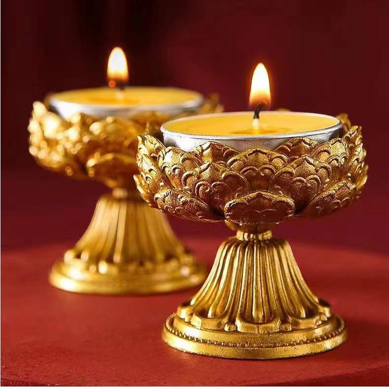 Đế nến hoa sen đồng ĐL - KV (giá 1 chiếc)