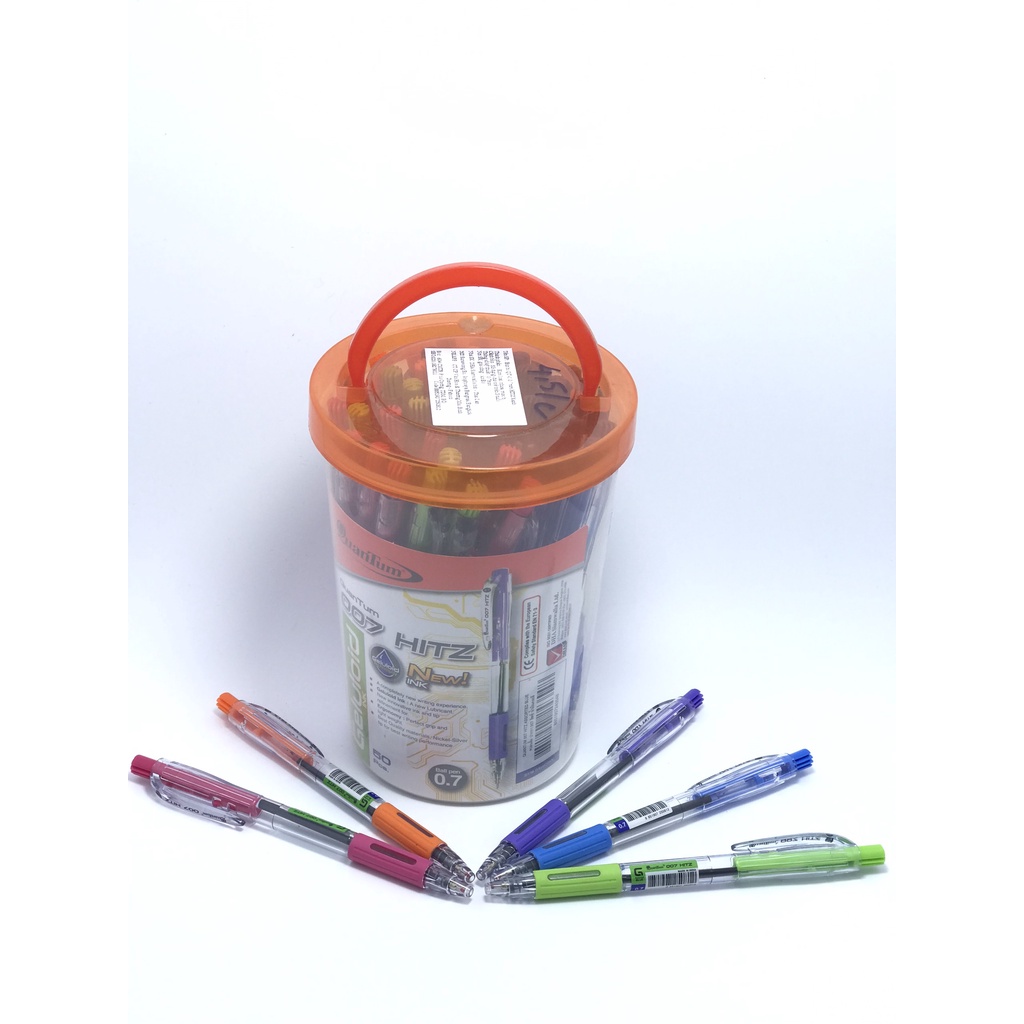 Bút viết bi QTM 0.7mm HITZ Mực Xanh/đỏ/đen