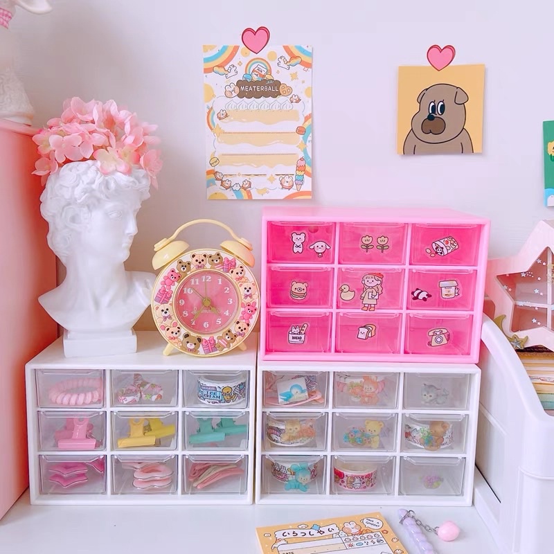 Hộp đựng 9-3 ô tặng sticker