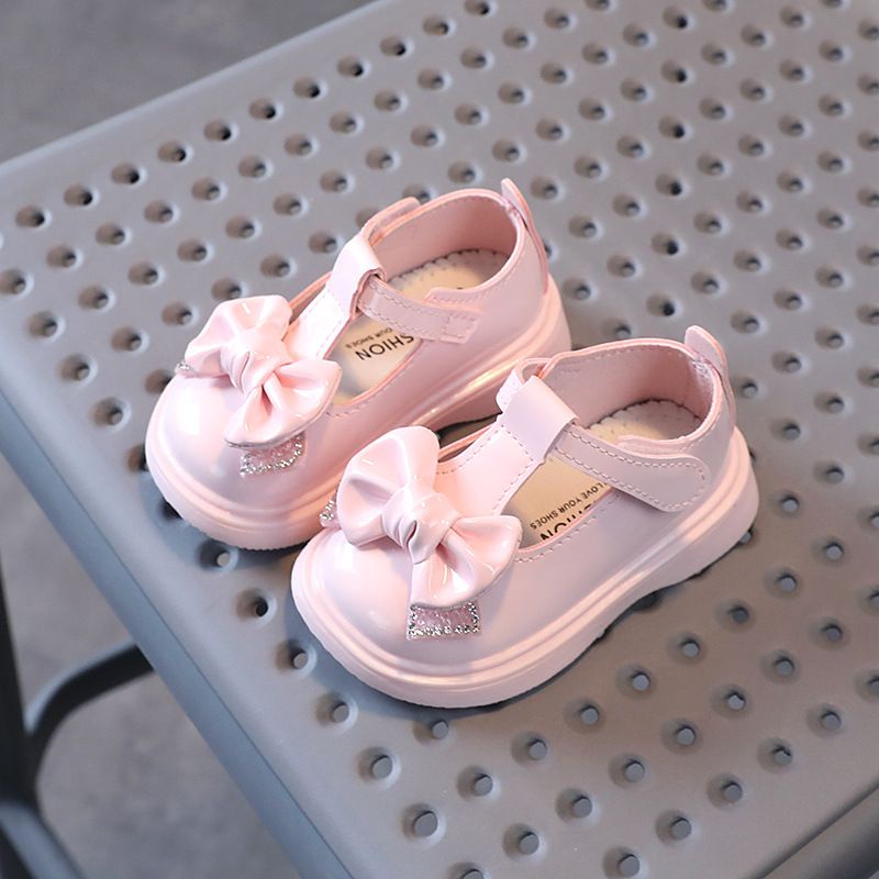 Giày Tập Đi Cho Bé, Giày Búp Bê Bé Gái chất da bóng siêu mềm  mã C68