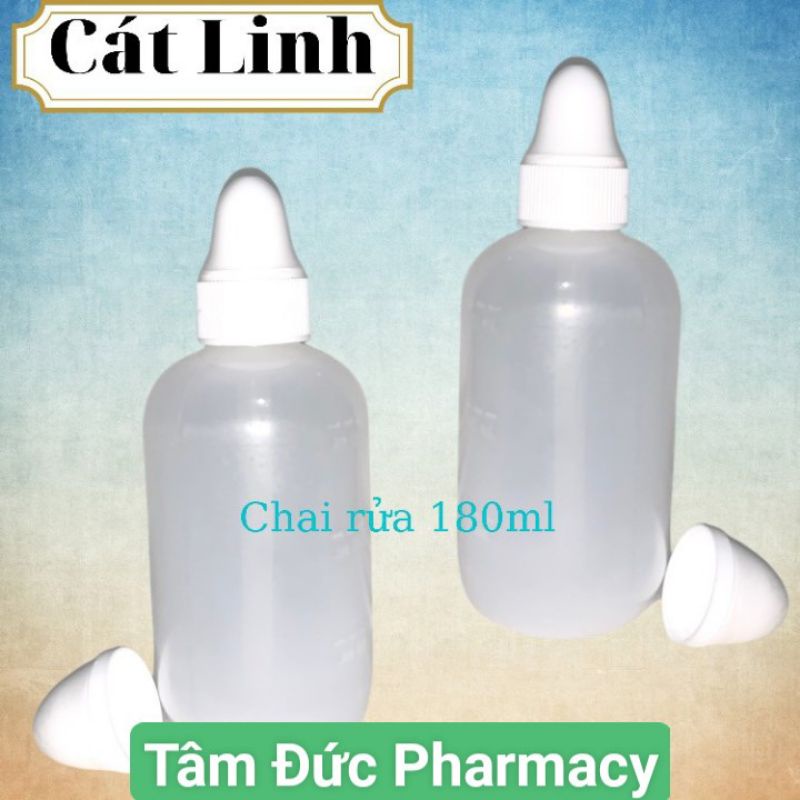 Bình rửa mũi xoang Sinufesh Cát Linh +10 gói muối rửa Cát Linh