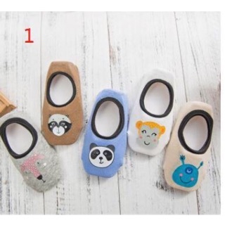Set 5 đôi giầy tất chống trơn