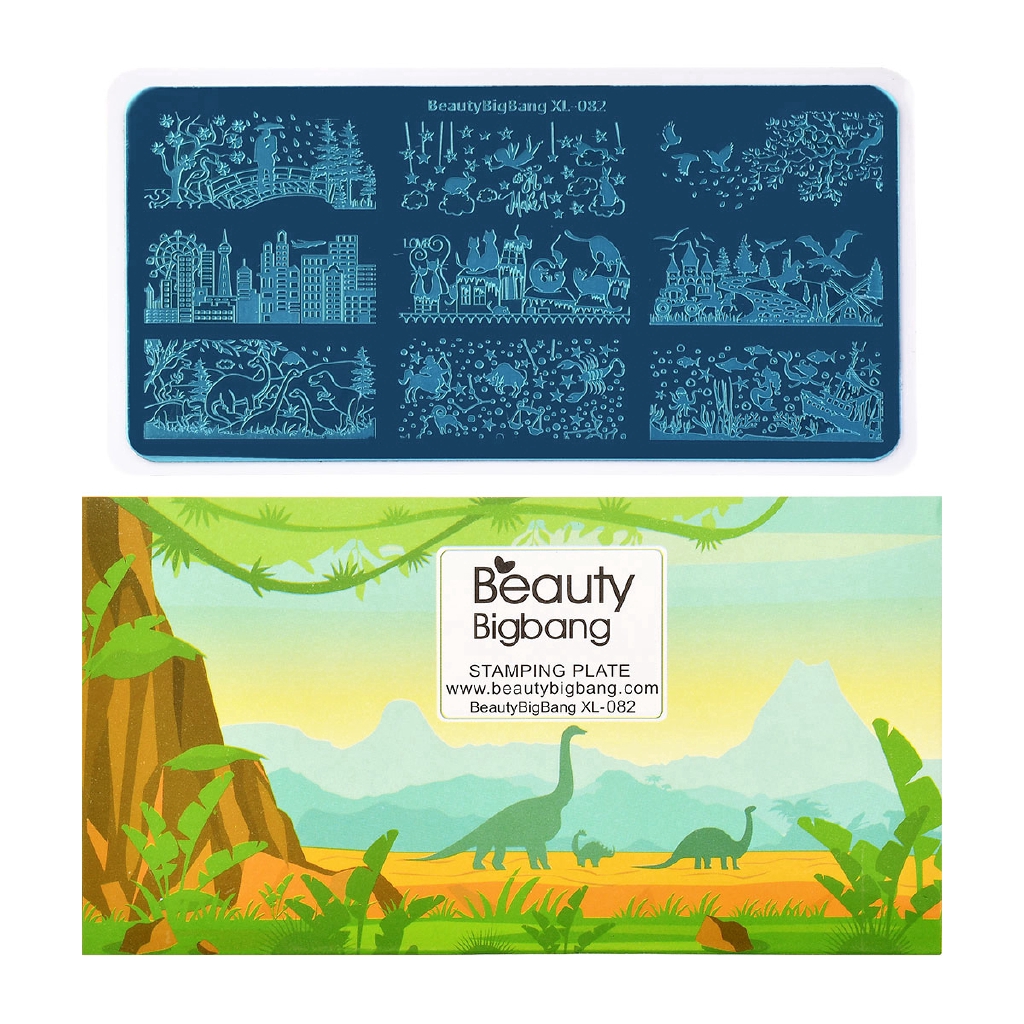 Tấm con dấu in hình xinh xắn dành cho móng tay