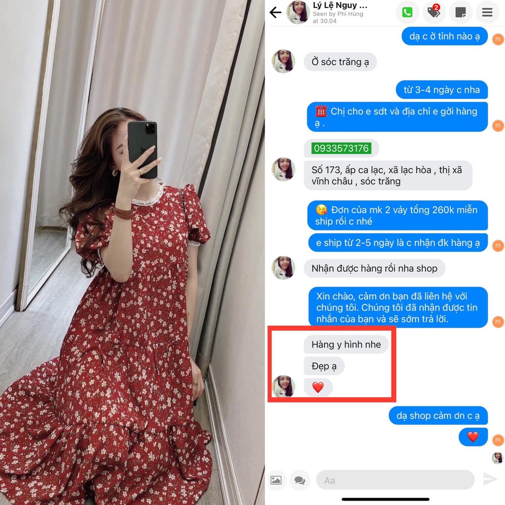Váy bầu, váy babydoll dáng suông chấm bi chất vải lụa tằm mặc mềm mát thoải mái cho mẹ bầu