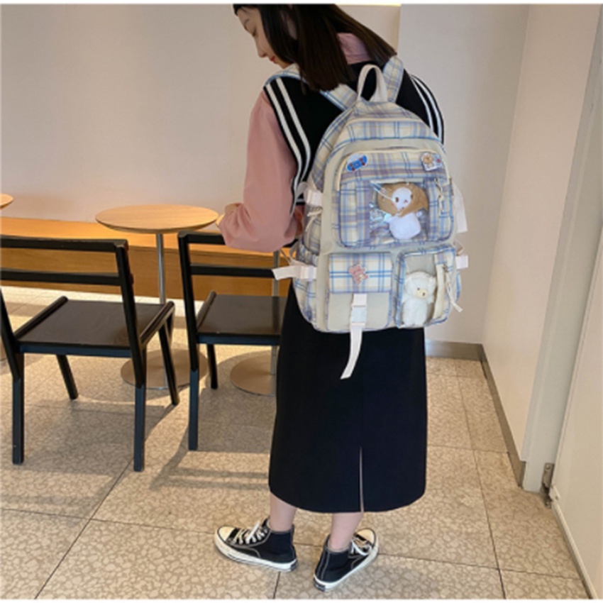 Balo nữ cao cấp đẹp đi học giá rẻ thời trang chống thấm nước phong cách Hàn Quốc ulzzang Mẫu mới nhất 2021