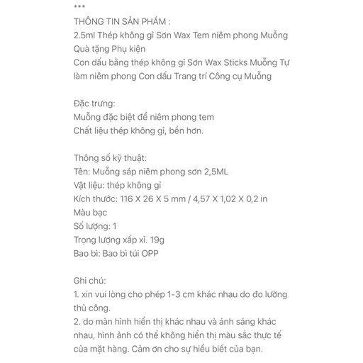 DANISHOP97 sáp wax con dấu, muỗng thìa thép inox múc đổ khuôn, tay cầm gỗ đóng dấu mộc 100 viên